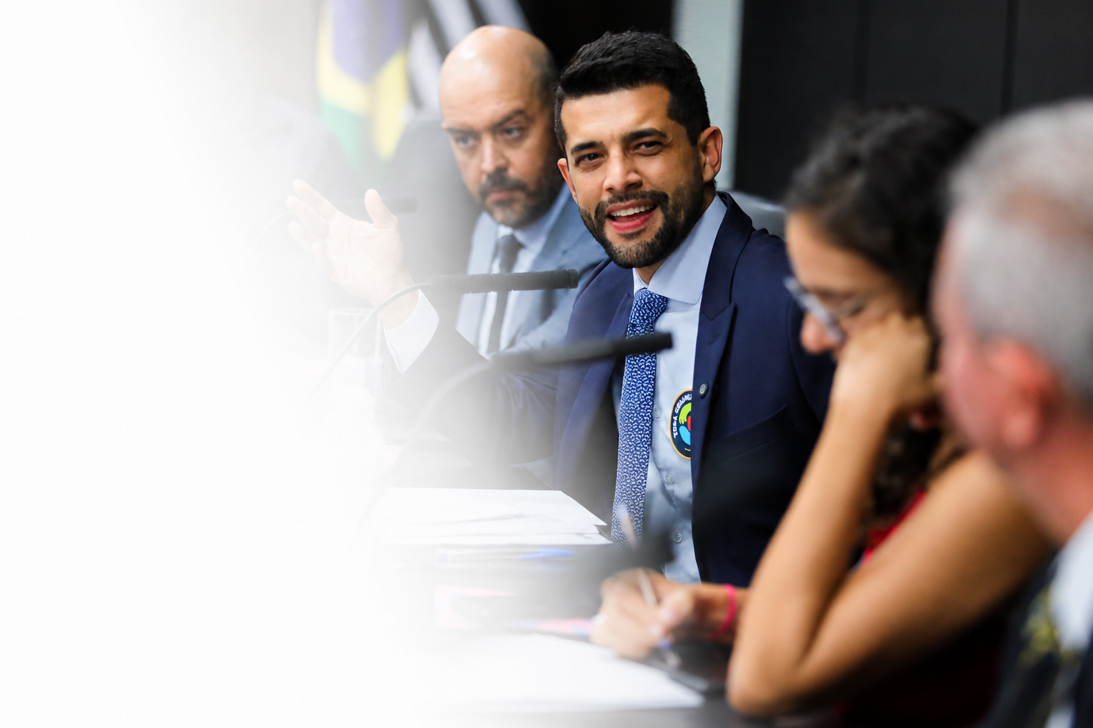 Caio França em audiência na Assembleia Legislativa